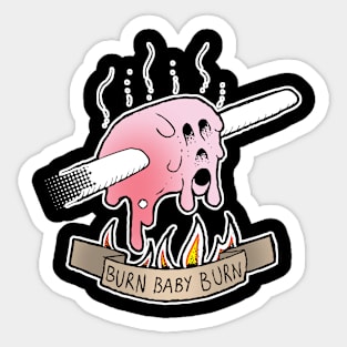 marshmallow death Sticker